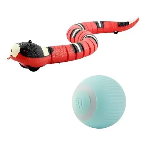 Brinquedos Interativos Snake Ball: Gachapon Toys e Acessórios da Friday Addams para Gatos e Cães Fofos