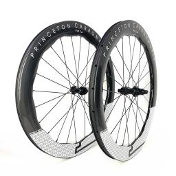 Conjunto de roda de freio a disco para bicicleta de estrada 700c, fibra de carbono, novo prineton peak 6560 largura 28mm, clincher/tubeless/tublar - Image 3