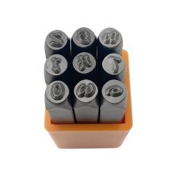 Aço alfabeto letra número lleather selo perfurador conjunto alfabeto artesanato ferramenta de marcação de couro para diy artesanato de couro decoração - Image 3