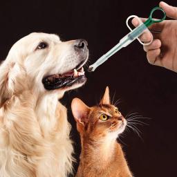 Pet Pill Plunger para cães e gatos pequenos, Seringa Pusher Gun, Dispenser Shooter, Soft Tip Tablet, Seringa Pusher, 3 pcs - Image 1