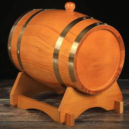 Barril de armazenamento de carvalho, forro de folha embutido para armazenar seu próprio uísque, cerveja, vinho, bourbon, conhaque, 1,5 l, 3 l - Image 2