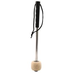 Sentiu cabeça percussão maletes, bumbo mallet, tímpanos varas com punho de aço inoxidável, branco, 6pcs - Image 6
