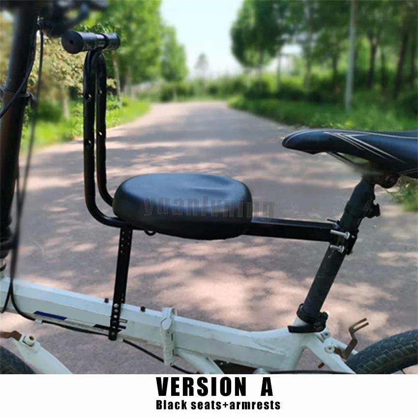 Guardrail de segurança ajustável para bicicleta criança, assento dianteiro do bebê, sela infantil, pedais, encosto para bicicleta, bicicleta elétrica - Image 1