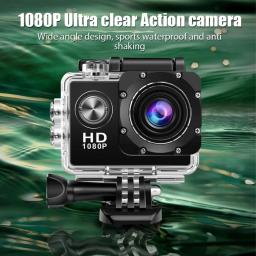 Câmera de Esportes Impermeável, Mini Modelo, Kit de Tiro ao Ar Livre, Gravação Loop, 2.0 "Screen, HD 1080P, Subaquático, 30m - Image 6