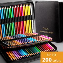 Lápis Colorido Aquarela Conjunto com Casos, Desenho Profissional Esboçando Arte Suprimentos, 48 Pcs, 72 Pcs, 120 Pcs, 200 Pcs - Image 1