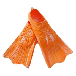 Silicone colorido nadadeiras curtas natação para adultos e crianças, Split Mermaid Flippers, leve mergulho suprimentos, Freestyle Swim Gear - Image 2