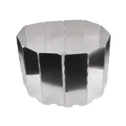 Liga de alumínio Fogão a Gás Vento Escudo, Windproof Tela, Acampamento ao ar livre, Piquenique, Cozinhando Queimador, 8 Placas, 10 Placas, 12 Placas, 14 Placas, 16 Placas - Image 3