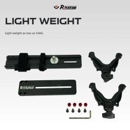 Vector Optics-RokStage tripé sistema de caça Gun, V jugo Shaped, Heavy-Duty Tripé Cabeça, Top Mount Acessórios para tiro vara - Image 5