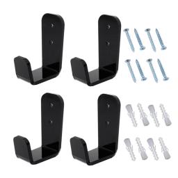 Hóquei Stick Wall Mount Display Holder, Golf Club Rack, cabide horizontal para parede doméstica, vara, 4 pcs - Image 5