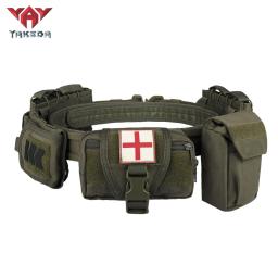 Yakeda 6 em 1 cinto tático saco de cintura ao ar livre multifuncional escalada saco de armazenamento caça bolsa cinto bolso saco - Image 1