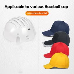 Chapéu protetor leve do capacete da segurança, tampão da colisão do PE do forro, inserção, escudo anticolisão - Image 2