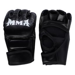 Luvas De Boxe De Couro PU, Meio Dedo, MMA Lutando, Pontapé, Karatê, Treinamento Muay Thai, Equipamento De Treino - Image 3