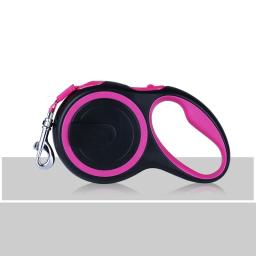 Trela grande retrátil para cães, corda reflexiva de nylon, pistas duráveis para animais, cães médios e grandes, 8m, 50kg - Image 6