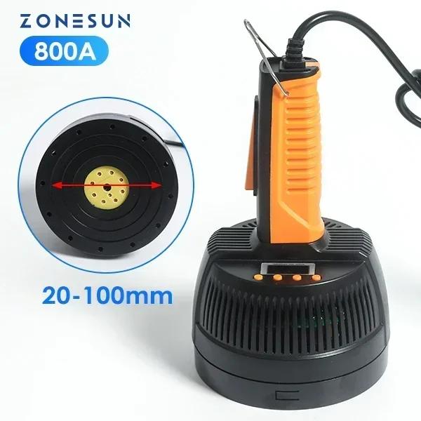 Máquina Eletromagnética Portátil para Vedação de Garrafas com Selador de Indução e Tampa de Alumínio ZS-DL800