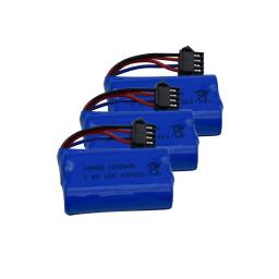 Bateria elétrica do brinquedo do lítio-íon, 7.4V, 1400mAh, 14500, 7.4V, água bala arma, RC carro, caminhão, barco, Drone Acessório - Image 2