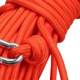 Parachute Safety Rope with Hook, Escalada ao ar livre, Fogo, Camping, Caminhadas, Survival Tool, 6mm-8mm - Image 6