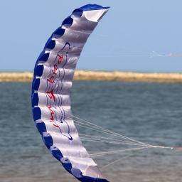 Pipas de linha dupla para adultos e crianças, linha Power Kitesurf, paraquedas profissional grande, 2 cabos, diversão na praia ao ar livre, 1,4 m - Image 6