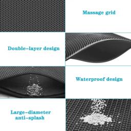 Impermeável dupla camada EVA Cat Litter Mat Tapete de estimação dobrável, almofadas de cama para gatos, suprimentos limpos - Image 4