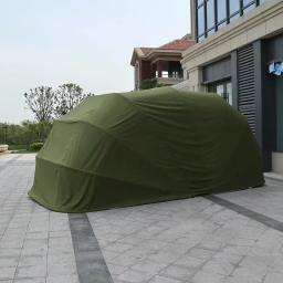Tenda portátil manual à prova d'água, casa de carro, abrigo dobrável, dossel de estacionamento, aço galvanizado, garagem retrátil - Image 6