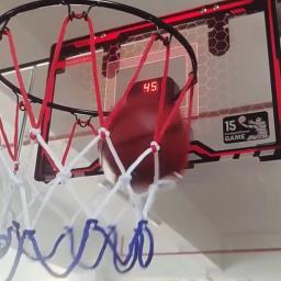Cesta basquete para crianças, aro basquete interno pontuação automática, brinquedo basquete montado na parede com - Image 5