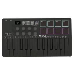 MIDI teclado controlador Pad com 8 RGB Drum Pads, Control Console, software incluído, desempenho de acordes, SMK 25 - Image 5