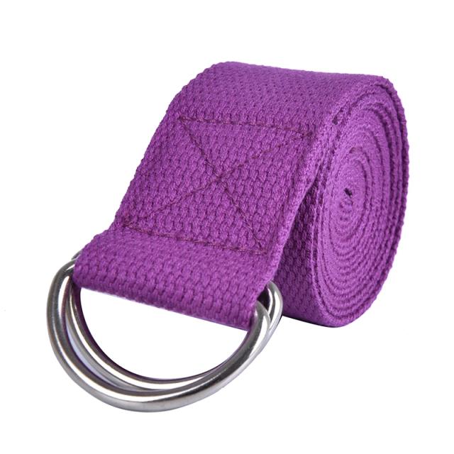 Cinto Ajustável para Esportes com D-Ring - Cinta para Yoga e Fitness com Estiramento para Cintura e Pernas