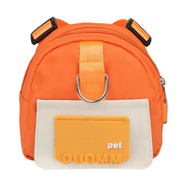 Mochila para Viagens ao Ar Livre com Arnês Ajustável e Compartimento para Petiscos, Ideal para Cães Pequenos como Corgis