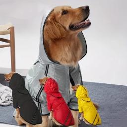 Impermeáveis com capuz adequados para cães de tamanho médio e grande, medir o tamanho antes de fazer um pedido - Image 5