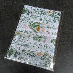 Folhas de papel de tecido folhas verdes Impresso botânico, Papel de embrulho para presentes Festival de aniversário, 14x20 - Image 6