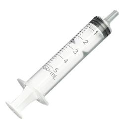 Seringa Injetora de Plástico Descartável, Nenhuma agulha para nutrientes de laboratório, Medindo pequeno Pet Food Feeder sem agulha, 5ml, 10x - Image 6