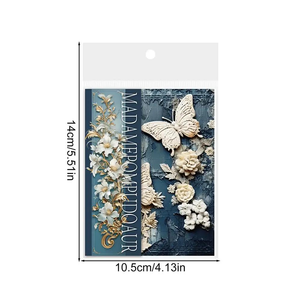 Multifuncional arte artesanato suprimentos, Floral Decoupage papel Scrapbooking livro, estilo floral tearable - Image 1