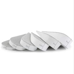 Respirável Altura Aumentar Palmilhas, High-Elastic, Sport Sole Pad, Inserção do Salto, Apoio Taller, Absorvente Pé Pads, Almofada do Salto, 2,5 centímetros - Image 4