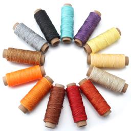 Fio De Couro Encerado Para Costura À Mão, Pulseira DIY Fazer Jóias, Espessura 150D, 1.0mm, 50 Jarda por Rolo - Image 3