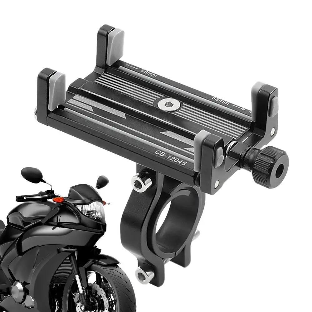 Suporte de telefone universal à prova de choque para bicicleta e motocicleta, telefone celular, 2.3-3.4 in Wide - Image 1