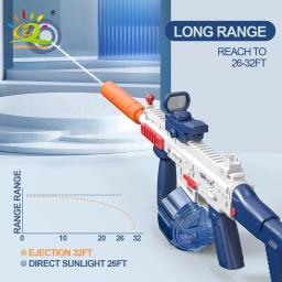 SCAR-pistola elétrica para crianças, submáquina automática, jogo de tiro ao ar livre, brinquedo Beach Fight, presentes de verão, M416 - Image 6
