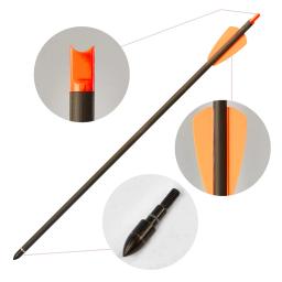 Besta de Carbono Puro para Flecha Curta, Adequado para Todos os Tipos de Flecha Curta, Pena de Laranja, Sp350 Diâmetro Interno, 2 pol, 15in, 6.2mm - Image 2