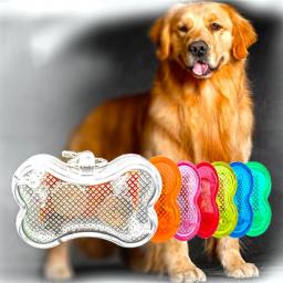 Colar de cachorro pingente de plástico led luz luminosa flash jóias acessórios para animais de estimação - Image 6