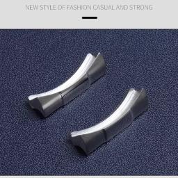 Acessórios de alça de conexão sólida de aço inoxidável para Rolex Daytona Interface de arco de aço inoxidável Link final Water Ghost 20mm - Image 2