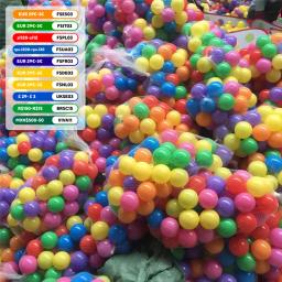 100 pçs bola de esporte ao ar livre colorido água macia piscina oceano onda bola bebê eco-friendly estresse bola de ar tenda brinquedos para crianças - Image 2