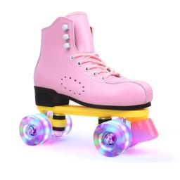 Altura ajustável Patins para Mulheres ou Homens, Rolhas de Borracha, Quad Retro, Exterior e Interior - Image 4
