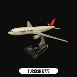 Réplica De Avião De Alumínio, Avião, Modelo De Aviação, Miniatura Colecionável, 1:400, B777 - Image 2