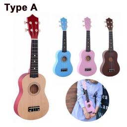 Ukulele soprano de 21 polegadas para iniciantes Hawaii guitarra de quatro cordas + corda + instrumento musical de picareta - Image 3