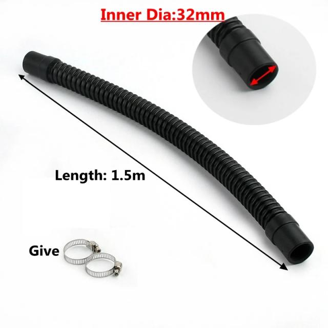 Tubo Ondulado Durável para Aquário com Comprimentos de 20 a 50mm e Abastecimento de Água para Tanques de Peixes de 1.5m