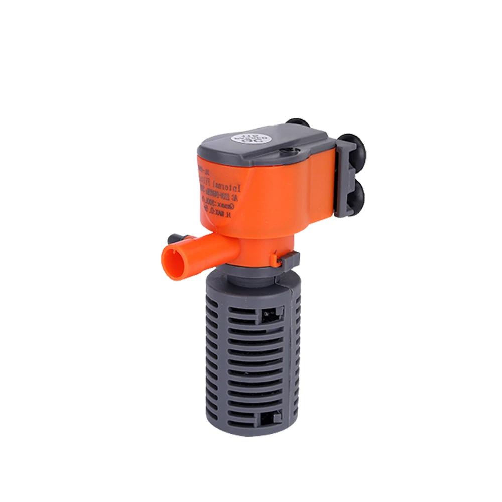 Mini aquário peixe esponja filtro, oxigênio, bomba de ar silenciosa, filtro para todos os pequenos peixes tanque, 3 em 1, 3W, 5W - Image 1