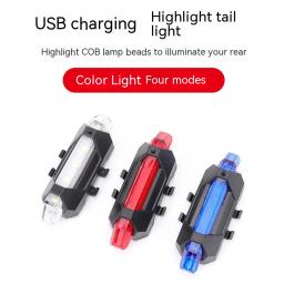 Bicicleta Recarregável Cauda Luzes LED, Equitação Noturna, Luzes De Advertência De Segurança, Equipamento De Ciclismo - Image 1