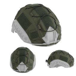 Capa tática do capacete de caça com aro e laço, Airsoft e Paintball capa do capacete para Fast SF, M, L - Image 1