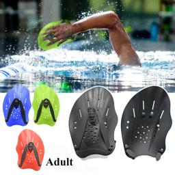 Protetores de Mão Ajustável Masculina e Feminina, Treino de Natação, Protetores de Mão em Silicone, Freestyle, Adulto, 1 Par - Image 1