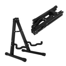 Suporte de guitarra elétrica dobrável, um quadro, suporte universal, protetor de perna, capas de silicone - Image 1