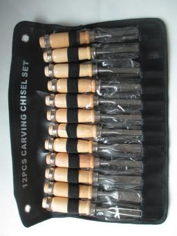 Conjunto de ferramentas de cinzel de madeira, Ferramentas de carpinteiro, Faca de escultura, 12 em 1, Drop Shipping - Image 3