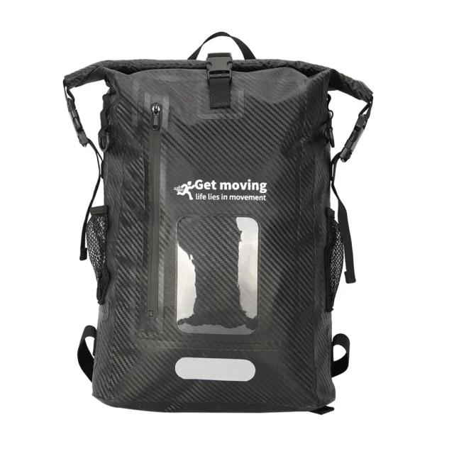 Mochila Impermeável de PVC 25L para Natação, Praia, Pesca e Caiaque